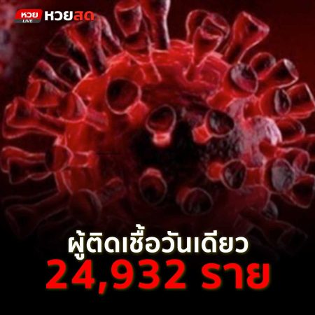 นิวไฮ  ป่วยโควิดในประเทศวันนี้ 24,932 ราย